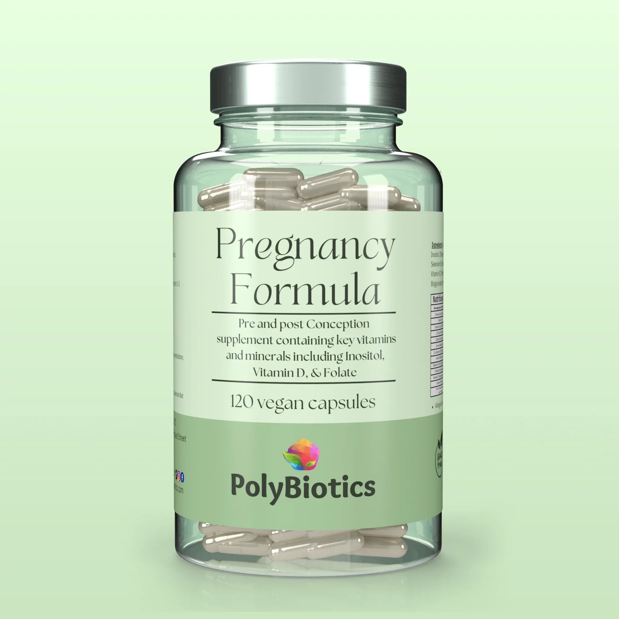 Pregnancy Formula — Pre & Post - Natal Support for Hormones & Fertility - PolyBiotics